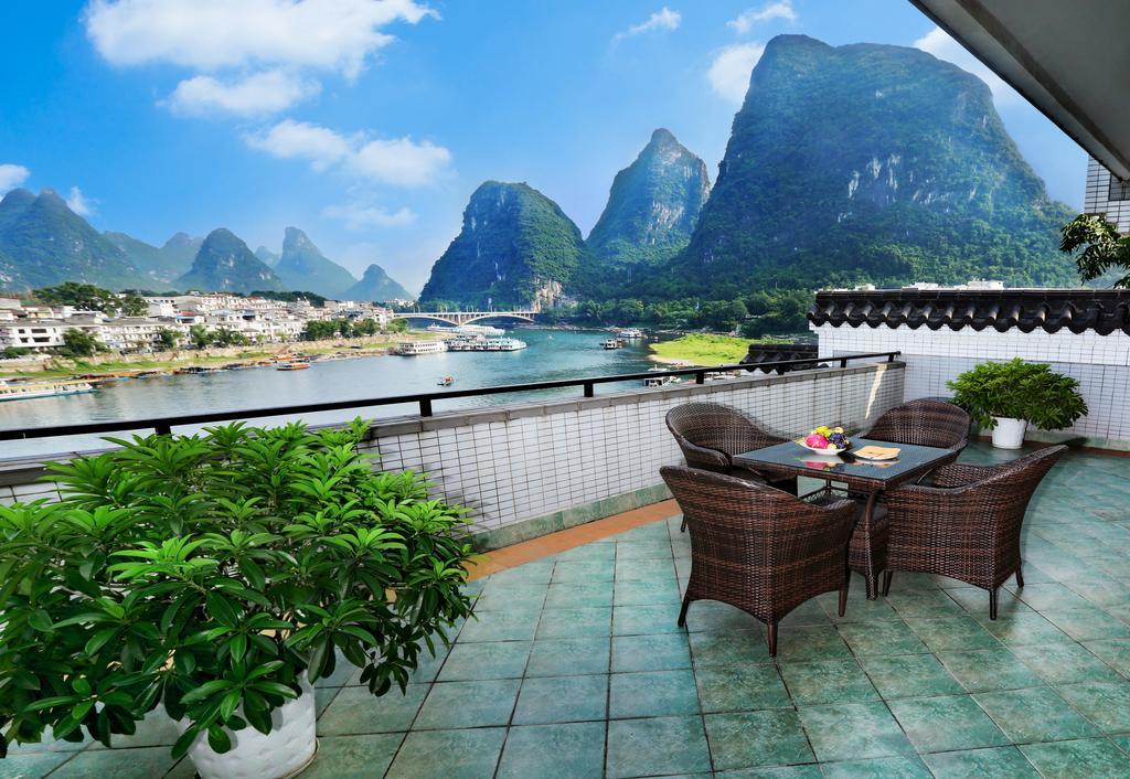 Green Lotus Hotel River View Yangshuo Buitenkant foto